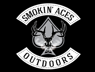 Smokin’ Aces Outdoors logo design by logoguy
