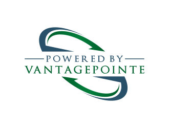 Powered by VantagePointe logo design by Djavadesign