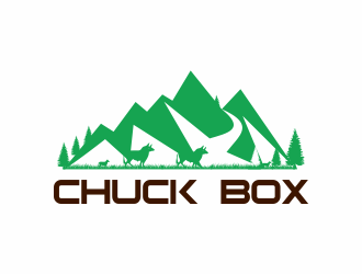 Chuck Box logo design by santrie