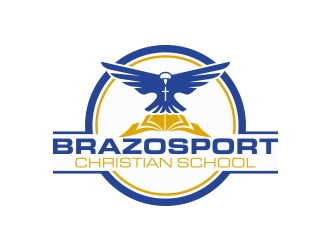 Brazosport Christian School logo design by MarkindDesign