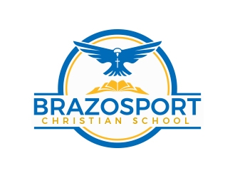 Brazosport Christian School logo design by MarkindDesign