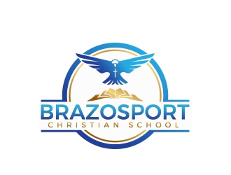 Brazosport Christian School logo design by MarkindDesign