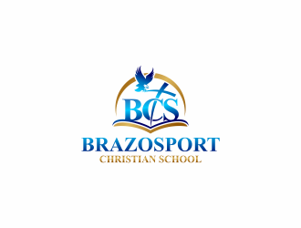 Brazosport Christian School logo design by DelvinaArt