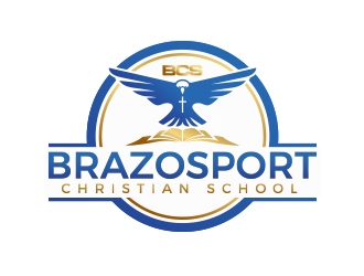 Brazosport Christian School logo design by MarkindDesign