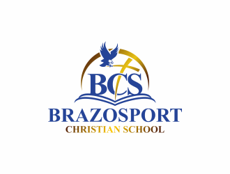 Brazosport Christian School logo design by DelvinaArt