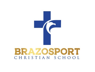 Brazosport Christian School logo design by Manolo