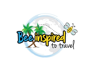 Bee inspired to travel logo design by zakdesign700