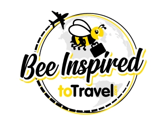 Bee inspired to travel logo design by jaize