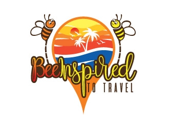 Bee inspired to travel logo design by REDCROW