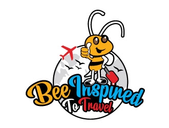 Bee inspired to travel logo design by REDCROW