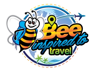 Bee inspired to travel logo design by REDCROW
