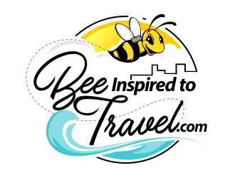 Bee inspired to travel logo design by veron