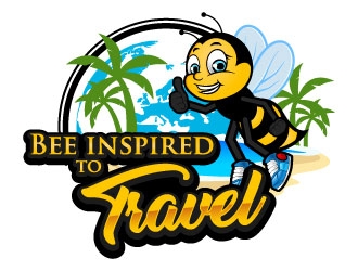 Bee inspired to travel logo design by daywalker