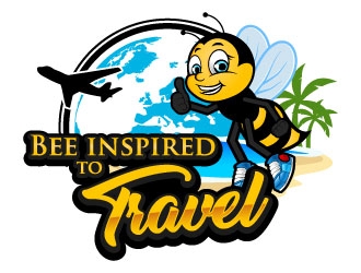 Bee inspired to travel logo design by daywalker