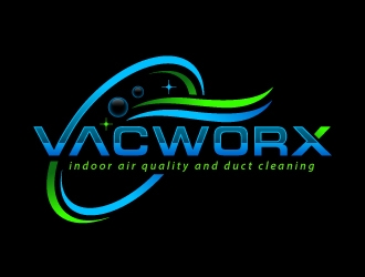 Vacworx logo design by fantastic4