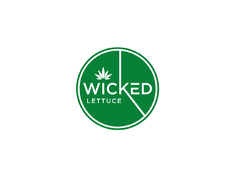 Wicked Lettuce logo design by alby