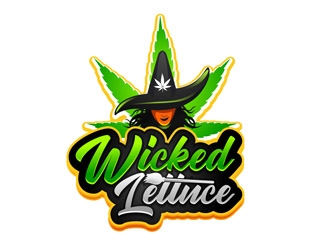 Wicked Lettuce logo design by DreamLogoDesign
