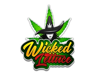 Wicked Lettuce logo design by DreamLogoDesign