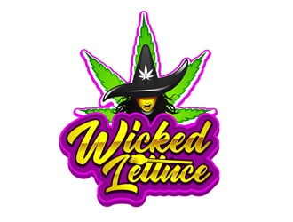 Wicked Lettuce logo design by DreamLogoDesign