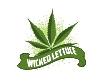 Wicked Lettuce logo design by KDesigns