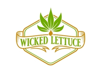 Wicked Lettuce logo design by b3no