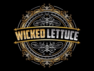 Wicked Lettuce logo design by KDesigns