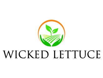 Wicked Lettuce logo design by jetzu