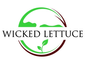 Wicked Lettuce logo design by jetzu