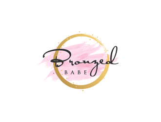 Bronzed Babe  logo design by ndaru