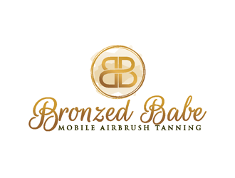 Bronzed Babe  logo design by coco