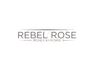 Rebel Rose - Resale & Vintage logo design by blessings