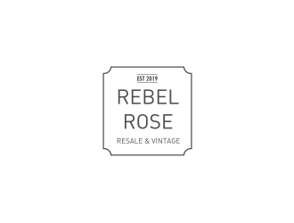 Rebel Rose - Resale & Vintage logo design by R-art