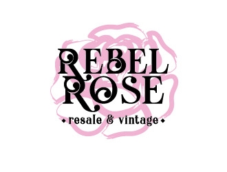 Rebel Rose - Resale & Vintage logo design by azure