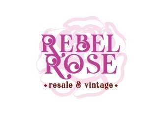 Rebel Rose - Resale & Vintage logo design by azure