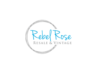 Rebel Rose - Resale & Vintage logo design by alby