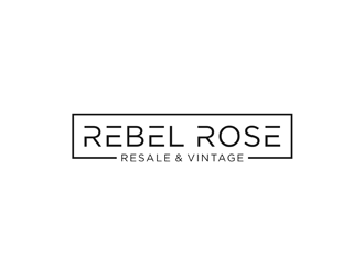 Rebel Rose - Resale & Vintage logo design by alby