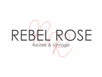 Rebel Rose - Resale & Vintage logo design by afra_art