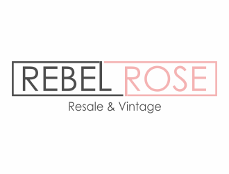 Rebel Rose - Resale & Vintage logo design by afra_art