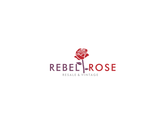 Rebel Rose - Resale & Vintage logo design by bricton