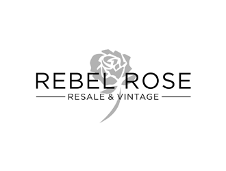 Rebel Rose - Resale & Vintage logo design by johana