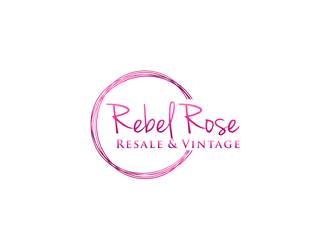 Rebel Rose - Resale & Vintage logo design by alby