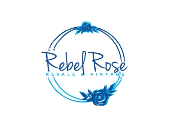 Rebel Rose - Resale & Vintage logo design by Erasedink