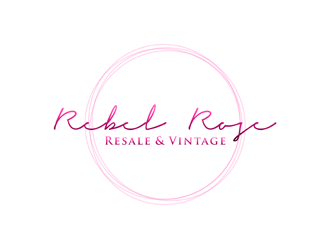 Rebel Rose - Resale & Vintage logo design by alby