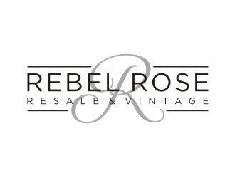 Rebel Rose - Resale & Vintage logo design by sabyan