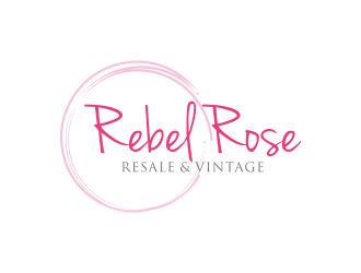 Rebel Rose - Resale & Vintage logo design by RIANW