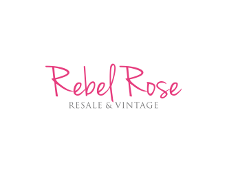 Rebel Rose - Resale & Vintage logo design by RIANW