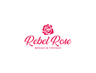 Rebel Rose - Resale & Vintage logo design by kaylee