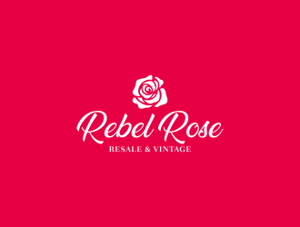 Rebel Rose - Resale & Vintage logo design by kaylee