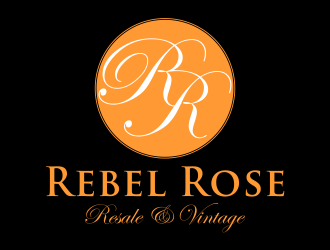 Rebel Rose - Resale & Vintage logo design by cahyobragas