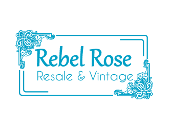 Rebel Rose - Resale & Vintage logo design by axel182